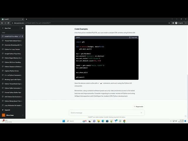 How do I install PyGTK PyGobject on Windows with Python 2 6