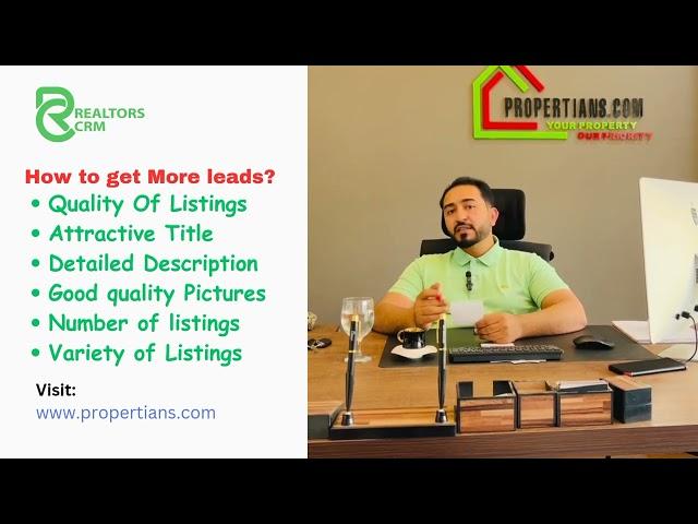 How To Get More  Leads For Real Estate | Propertians.com | RealtorsCRM.com