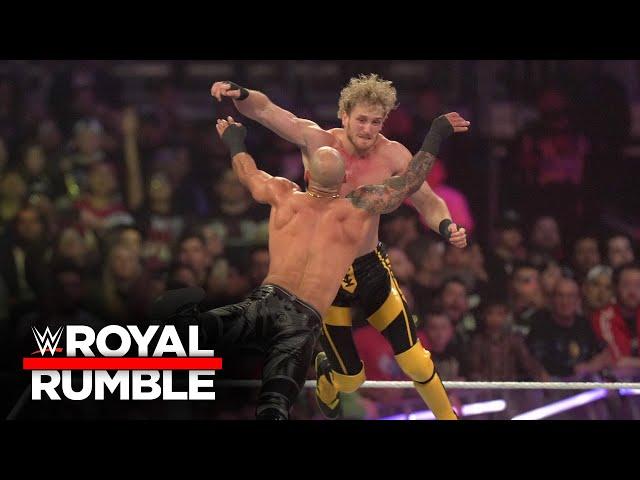 Logan Paul and Ricochet's unbelievable mid-air collision: WWE Royal Rumble 2023 highlights