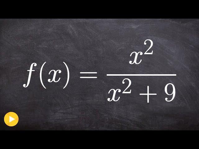 Intercepts and asymptotes of rational functions