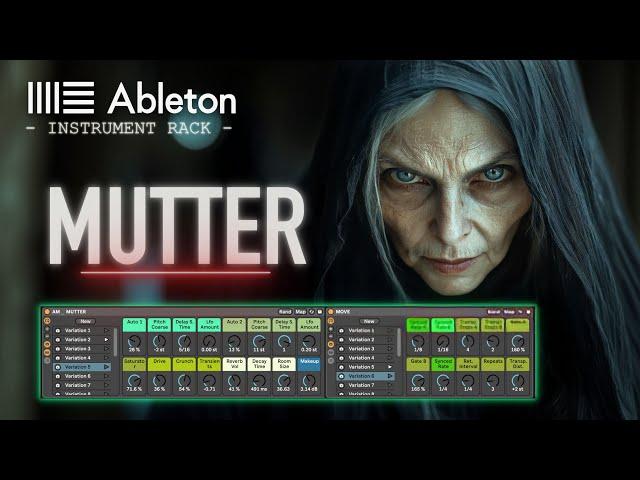 ️ Drum Rack for Ableton Live 11 Suite Introducing MUTTER: Your Percussive Powerhouse