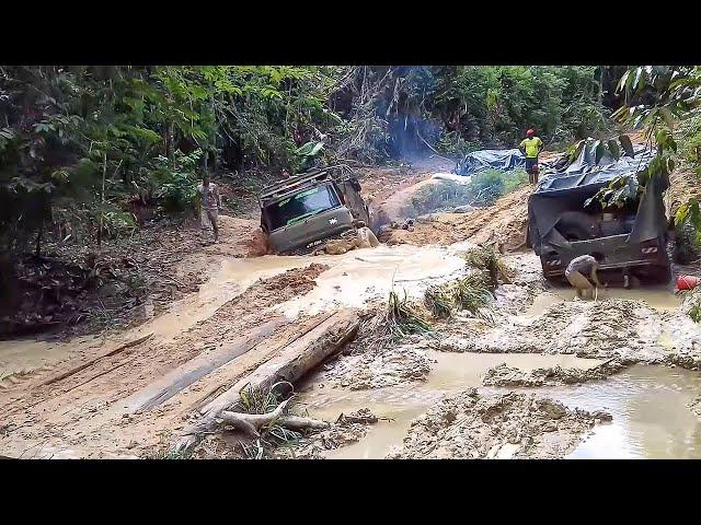 Truck Trapped in Mud! KAMAZ, TATA, BEDFORD, DAC, SHAKTIMAN, TATRA, ZIL Off-Road