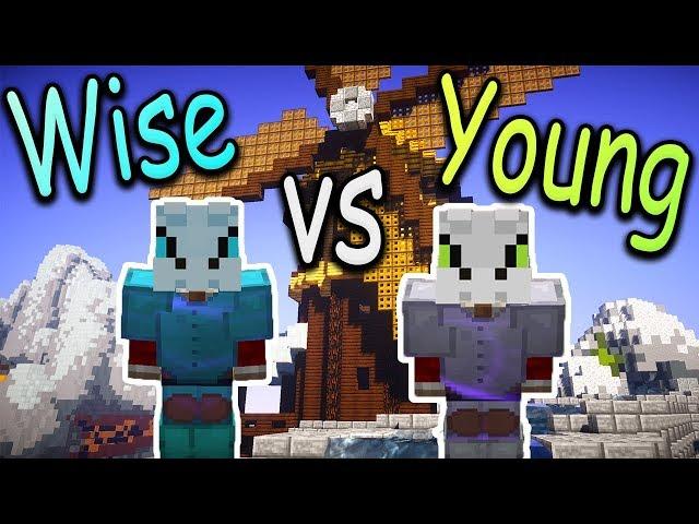 Hypixel Skyblock - Wise Dragon Vs. Young Dragon Armor