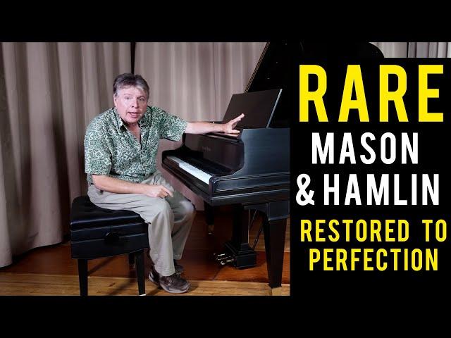 RARE Mason & Hamlin Grand Piano For Sale Restored to Perfection!