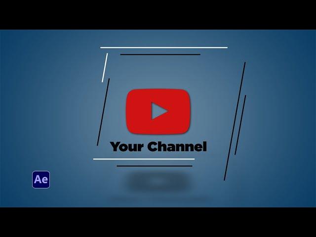 تحريك لوجو بشكل إحترافي من خلال أدوبي أفتر افكتس || Channel Logo Intro by adobe After Effects