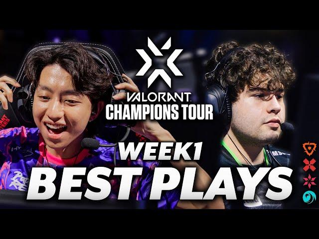 VCT LEAGUE 2024 WEEKLY BEST PLAYS | STAGE1 WEEK1