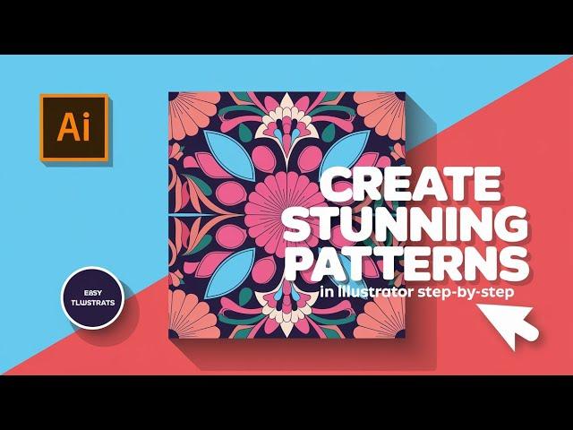 How to Make Pattern in Illustrator | Seamless Pattern Illustrator | Polygonal Pattern Illustrator