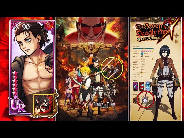 WHAT WE COULD GET FOR ATTACK ON TITAN PART 2 COLLAB! | Seven Deadly Sins: Grand Cross