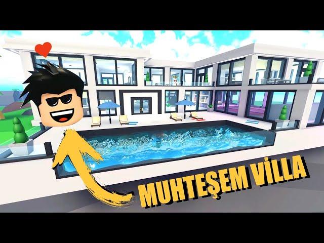 MUHTEŞEM VİLLA YAPTIM  Roblox Tropical Resort Tycoon