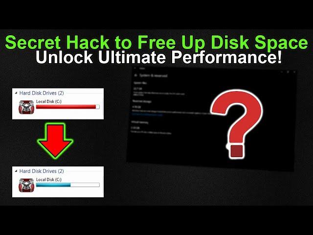 Secret Tricks to Free Up Disk Space and Speed Up Your PC