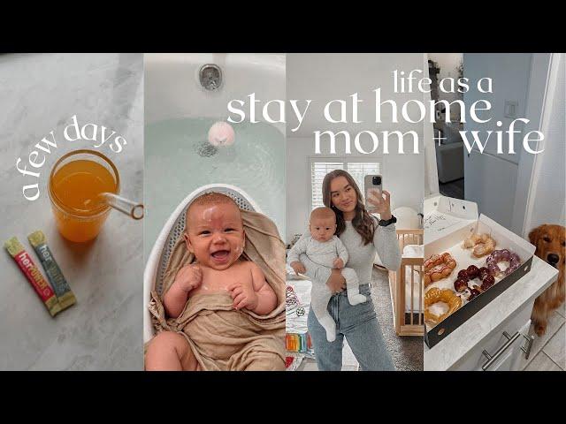 days in the life as a STAY AT HOME MOM + WIFE 