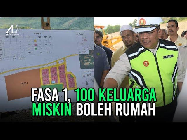 Tapak rumah untuk 100 keluarga susah fasa pertama selesai