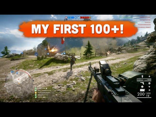 MY FIRST 100+ KILL GAME! - Battlefield 1 | Road to Max Rank #27 (Multiplayer Gameplay)