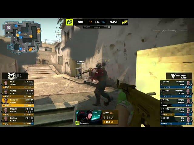 NIP fights back - Hampus 3K for OT !!! [PGL MAJOR 2022]