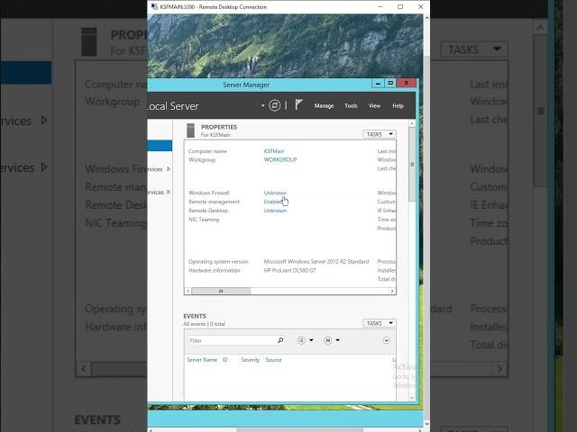 How to windows Error reporting configuration in server 2012 r2.