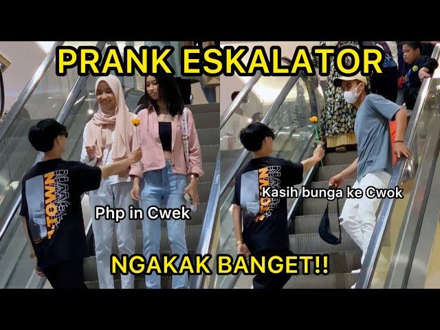 PRANK NATAP CWEK CWOK DI ESKALATOR BERUJUNG SALTING PART III