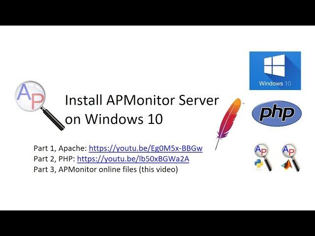 APMonitor Local Server Install