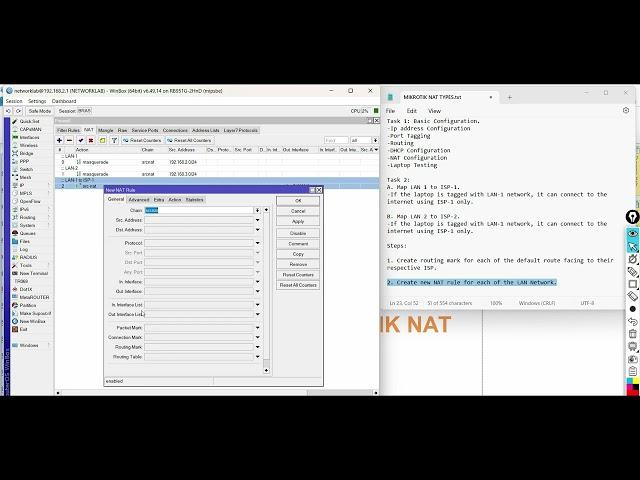 Mikrotik Router NAT Types (Part 2) Mangle-Routing Mark