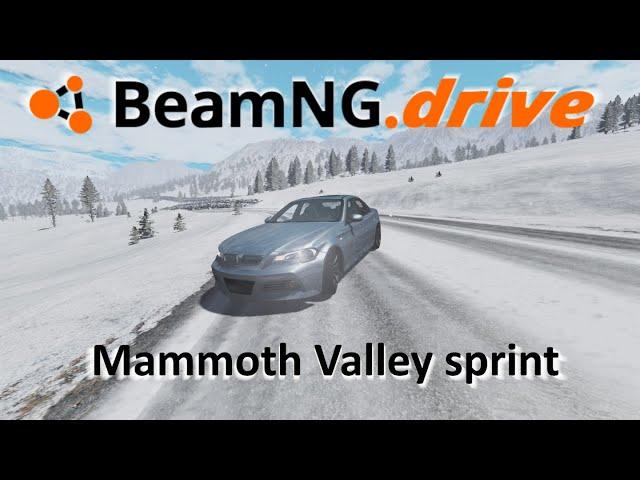 BeamNG Mammoth Valley Sprint