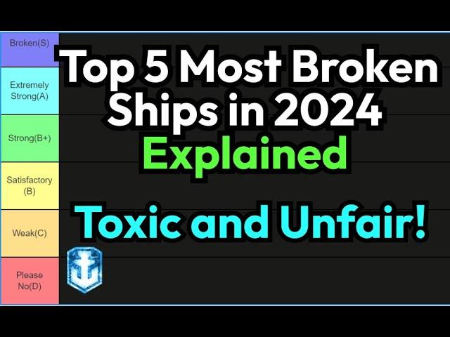 Top 5 Most Powerful and Broken Premium Ships Released in 2024 Explained | World of Warships