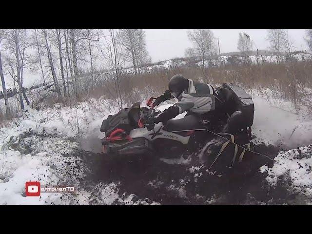 BRP VS YAMAHA GRIZZLY// КТО ЛУЧШЕ В ЗИМНЕМ БОЛОТЕ ?