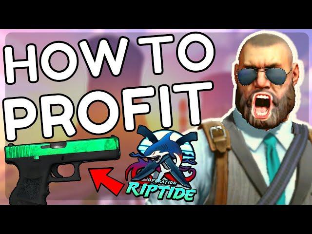 HOW to PROFIT From OPERATION RIPTIDE in (CSGO WORKS 100%)