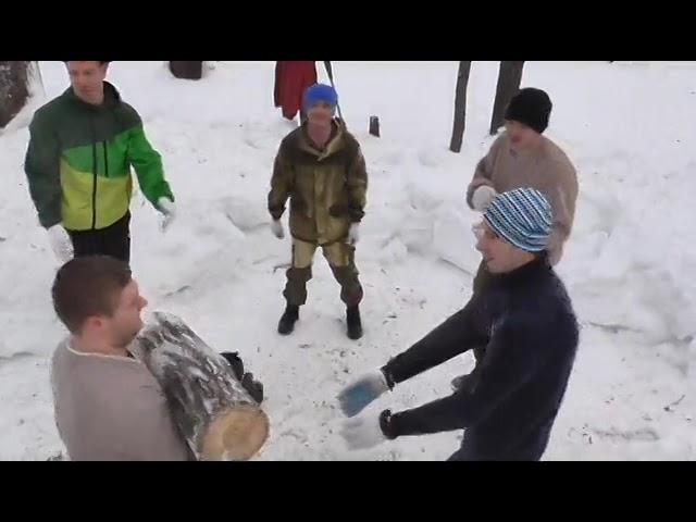 Тренировка с поленом. ВолЖанин.  Самара 2015г.