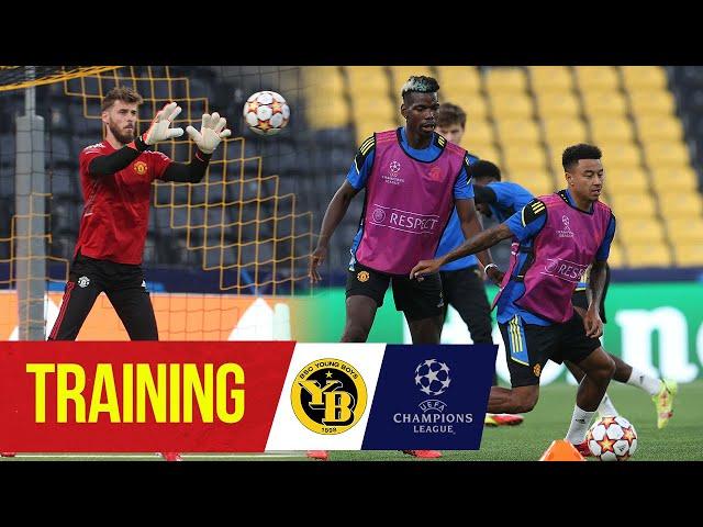 Reds train ahead of Champions League opener | Young Boys v Manchester United | Ronaldo, Pogba, Bruno