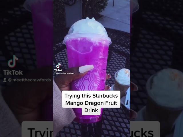 STARBUCKS MANGO DRAGON FRUIT REFRESHER 