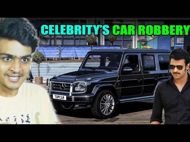 Robbing a Top Celebrity's Car (Telugu) || TDG GTA V #74