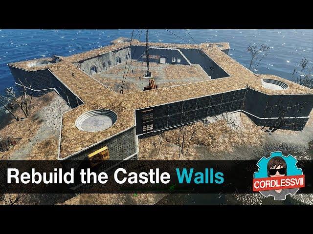 Fallout 4 | Rebuild the Castle Walls