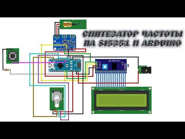 Синтезатор частоты на SI5351 и ARDUINO