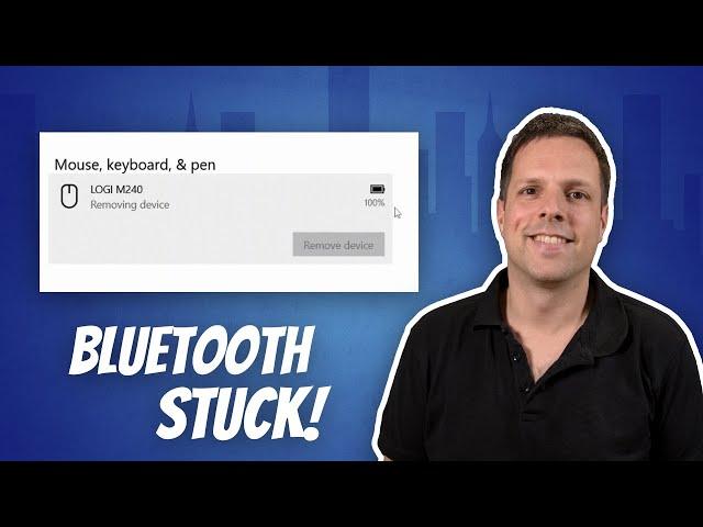 Can't remove Bluetooth device in Windows