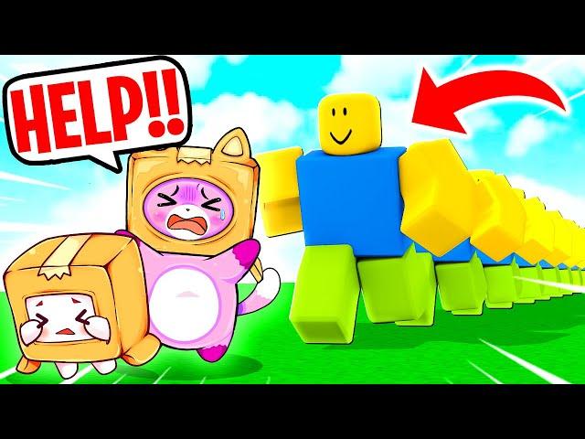 LANKYBOX Get CHASED BY NOOBS In Roblox NOOB TRAIN! (FUNNY MOMENTS!)