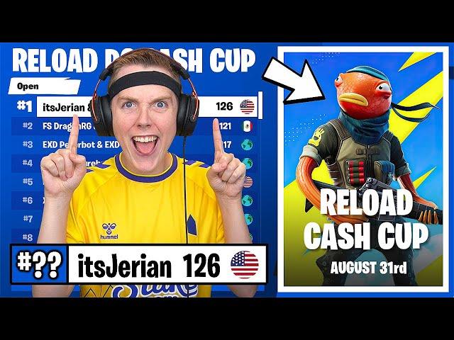 So I Played The First *RELOAD* Cash Cup... (Fortnite)