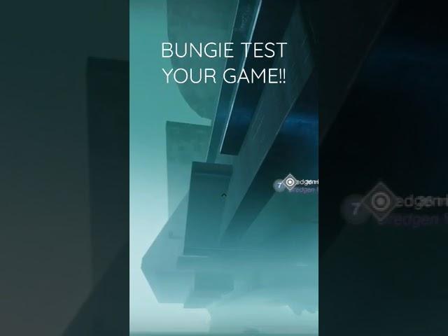 Test the game bungie!! #destiny2 #seasonofthedeep