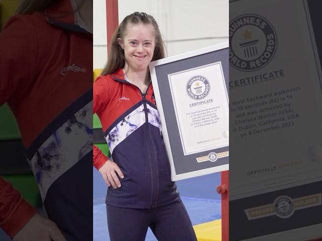 Chelsea Werner is a Special Olympics gymnastic champion 