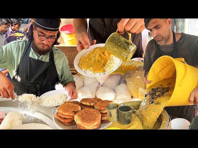 Oldest DAL CHAWAL Wala | Pakistani Street Food Daal Chawal Just Rs 100/= Dhaba Style Memoni Dal Rice