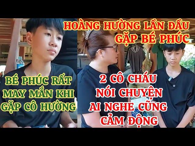 HOÀNG HƯỜNG LẦN ĐẦU GẶP BÉ PHÚC Ở LÀNG NỦ, NHÌN 2 CÔ CHÁU NÓI CHUYỆN, AI CŨNG MUỐN KHÓC