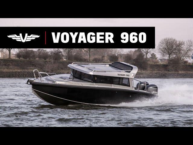 Aluminium boat VOYAGER 960 CABIN with 2 x Yamaha F250 // by Volzhanka boats manufacturer: VBOATS