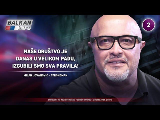 INTERVJU: Milan Jovanović - Društvo je u velikom padu, izgubili smo sva pravila! (25.03.2024)