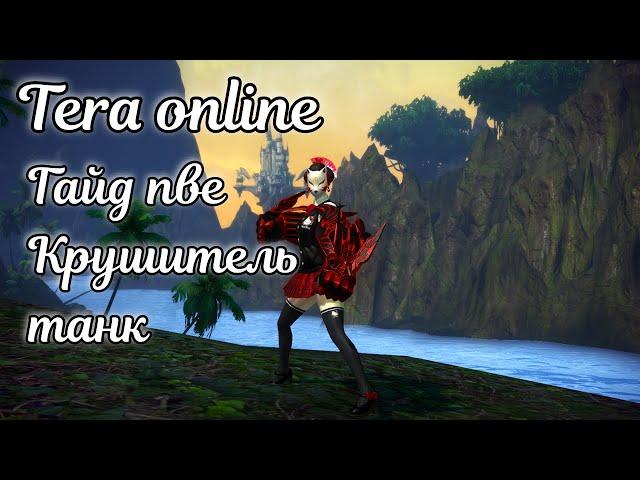  Tera online гайд крушитель - танк пве  актуально 2024 для Menma и Asura