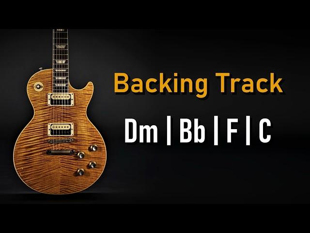 Rock Pop BACKING TRACK D Minor | Dm Bb F C | 87 BPM | Guitar Backing Track