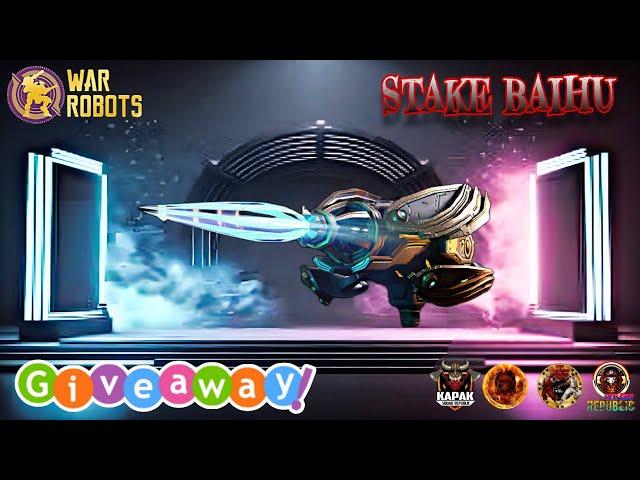 Meta Bot Shell and Stake Testdrive | GIVEAWAY 7X STAKE BAIHU #WRwinBStake  #warrobots