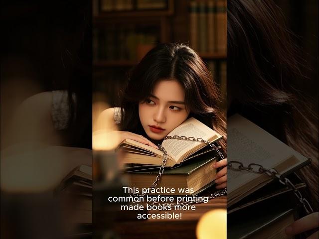 The Library Where Books Are Chains to the Wall! ️