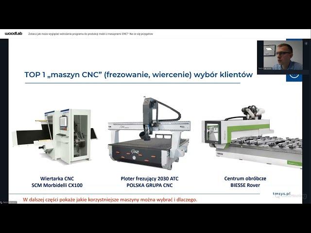 WEBINARIUM: Wdrożenie programu do produkcji mebli z maszynami CNC