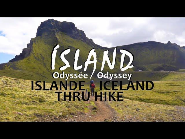 ICELAND :  Solo Hiking 356 km across Iceland | Short Version Silent Film