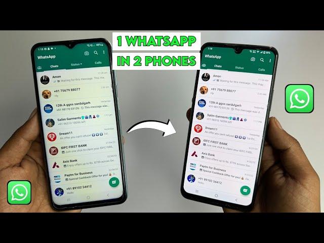 Ek WhatsApp 2 mobile me kaise chalaye | How to use same WhatsApp Two Phones | New tricks 2025