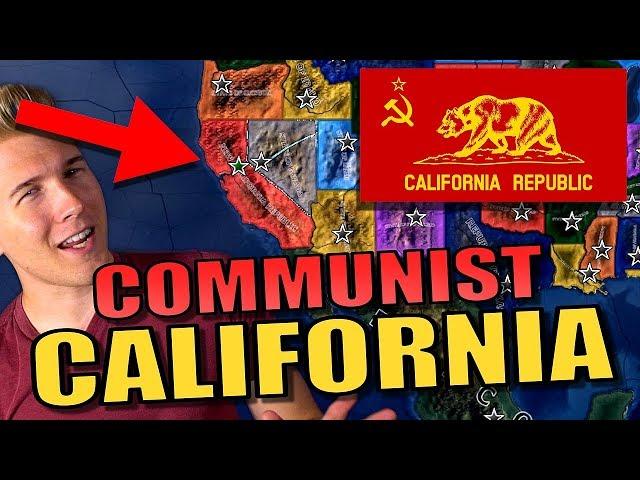 HOI4: California Communist Challenge! | Hearts of Iron 4: Gameplay [USA States Mod]