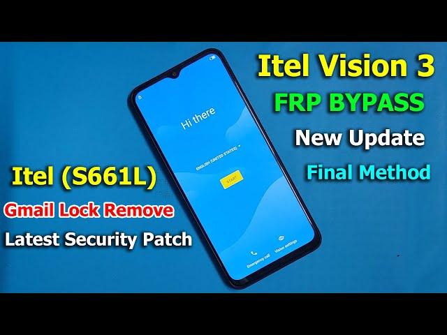 Itel Vision 3 (S661L) FRP BYPASS 2023 Latest Security Patch | New Update | Bypass Method Failed |